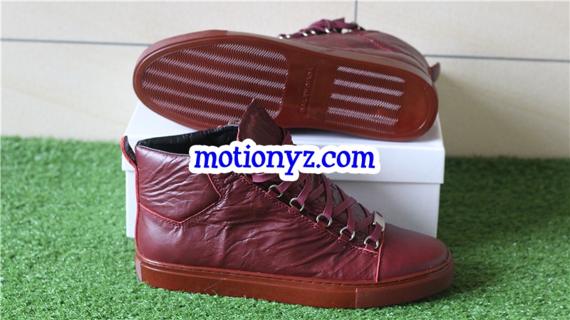 Balenciaga Arena Leather Red Wine